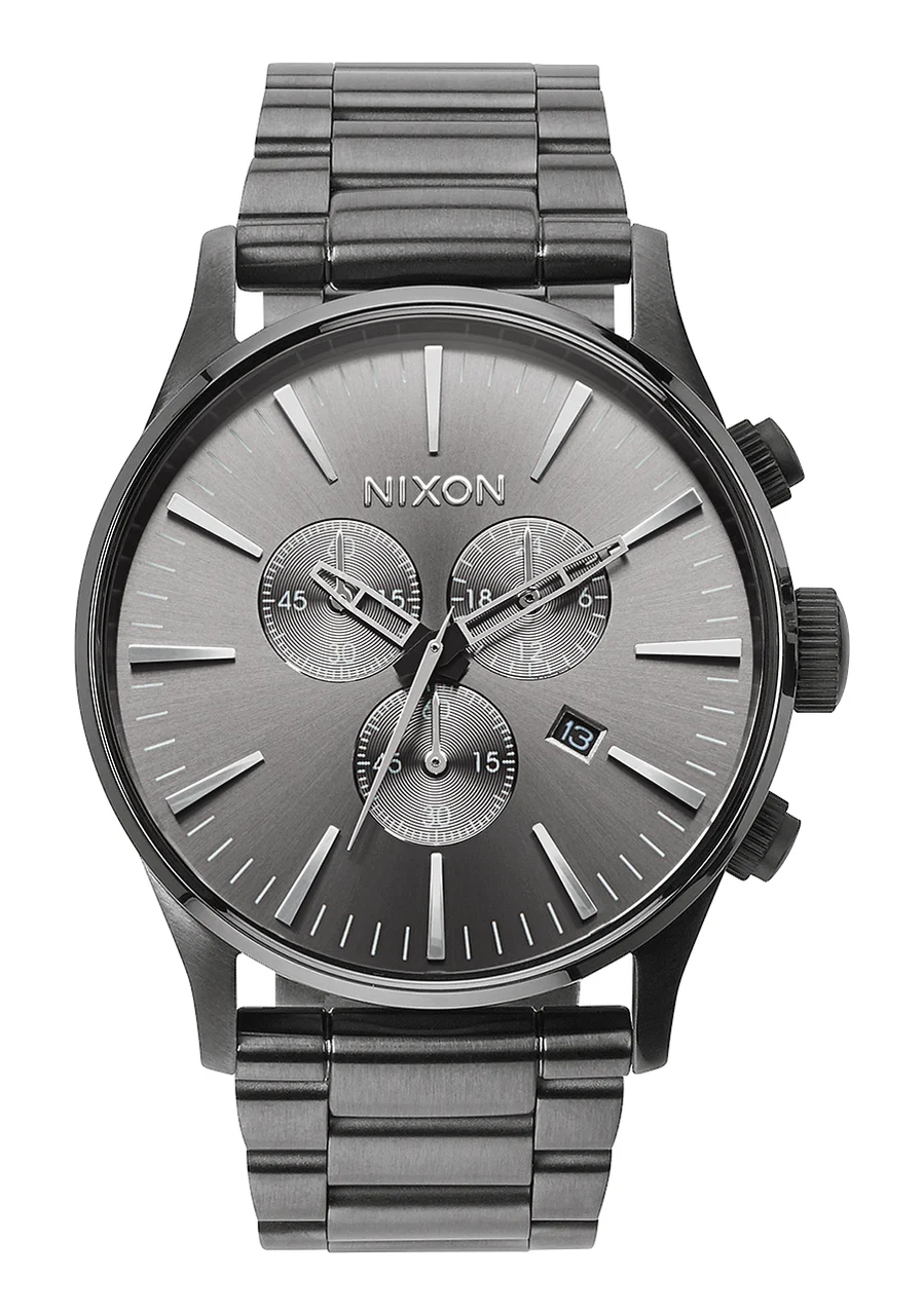 Nixon US Sentry Chrono - All Gunmetal A386-632-00 kol saati