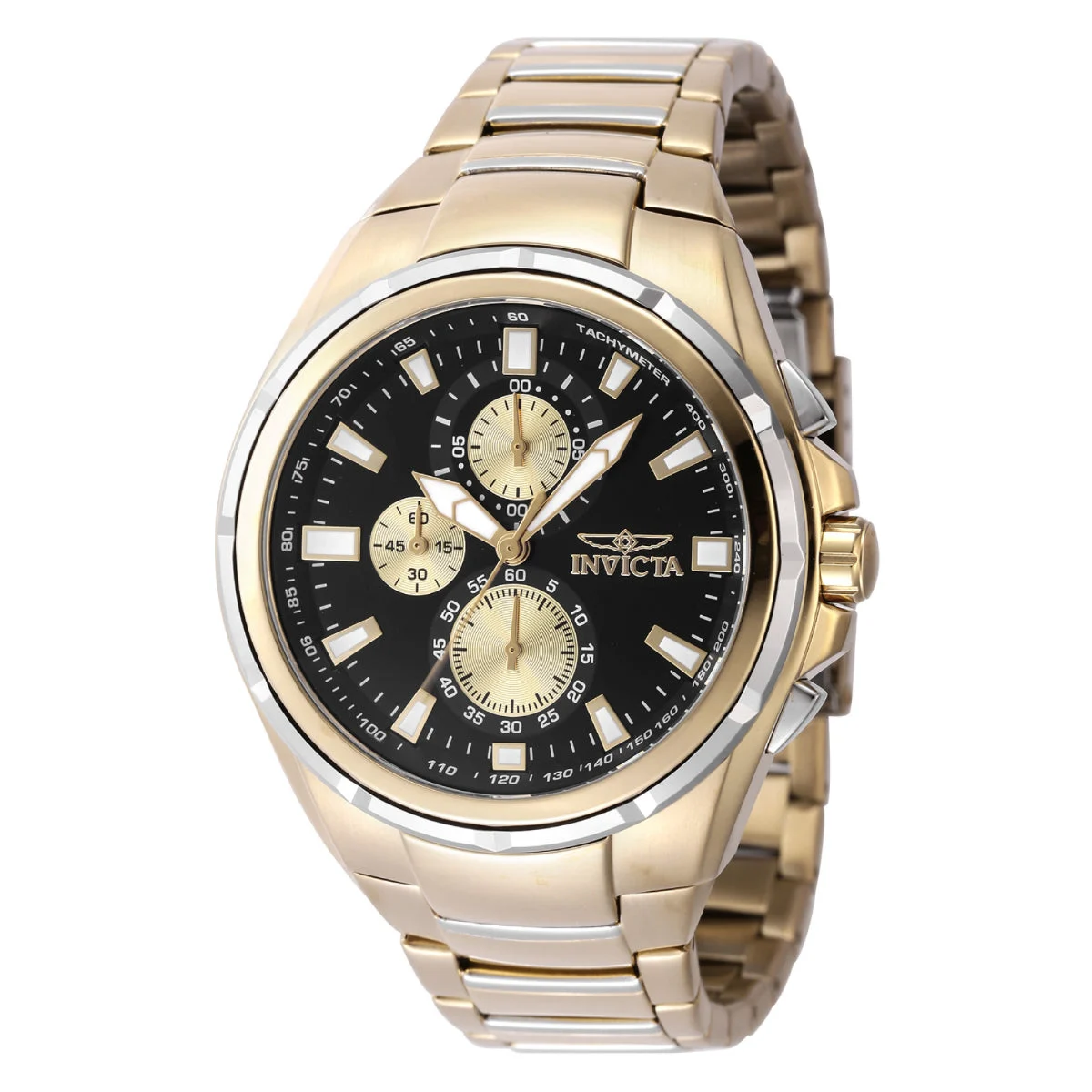 Invicta Sea Vulture Bathyal Watch - 46mm. Gold. Steel (47822) 46 mm kol saati