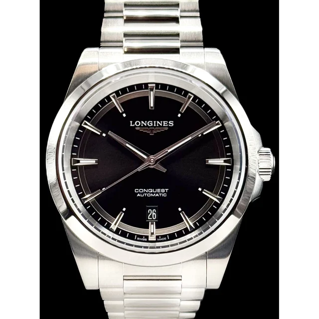 Longines Conquest Black Dial 210000069447 kol saati