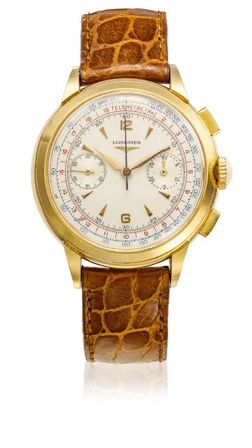 Longines LONGINES REF. 6332, 18K ROSE GOLD, FLYBACK CHRONOGRAPH, CAL.30CH kol saati