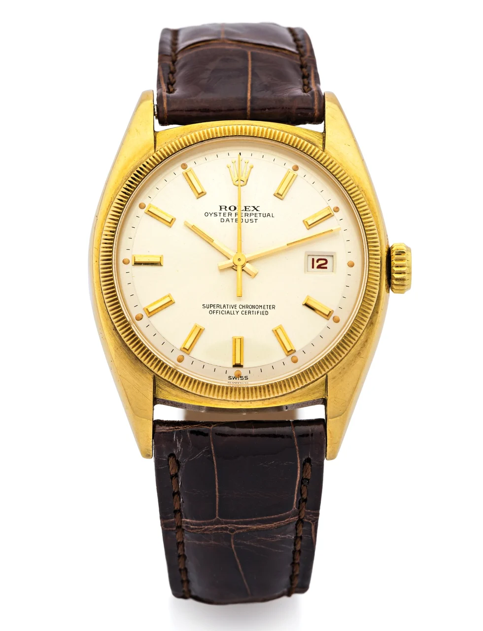 Rolex ROLEX REF. 6105 YELLOW GOLD 34 mm kol saati