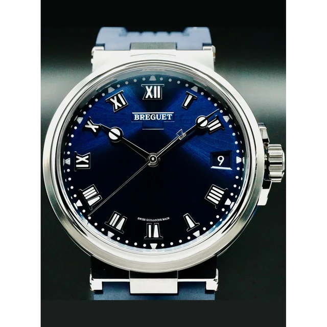 Breguet Marine Titanium Blue Dial 210000025653 kol saati