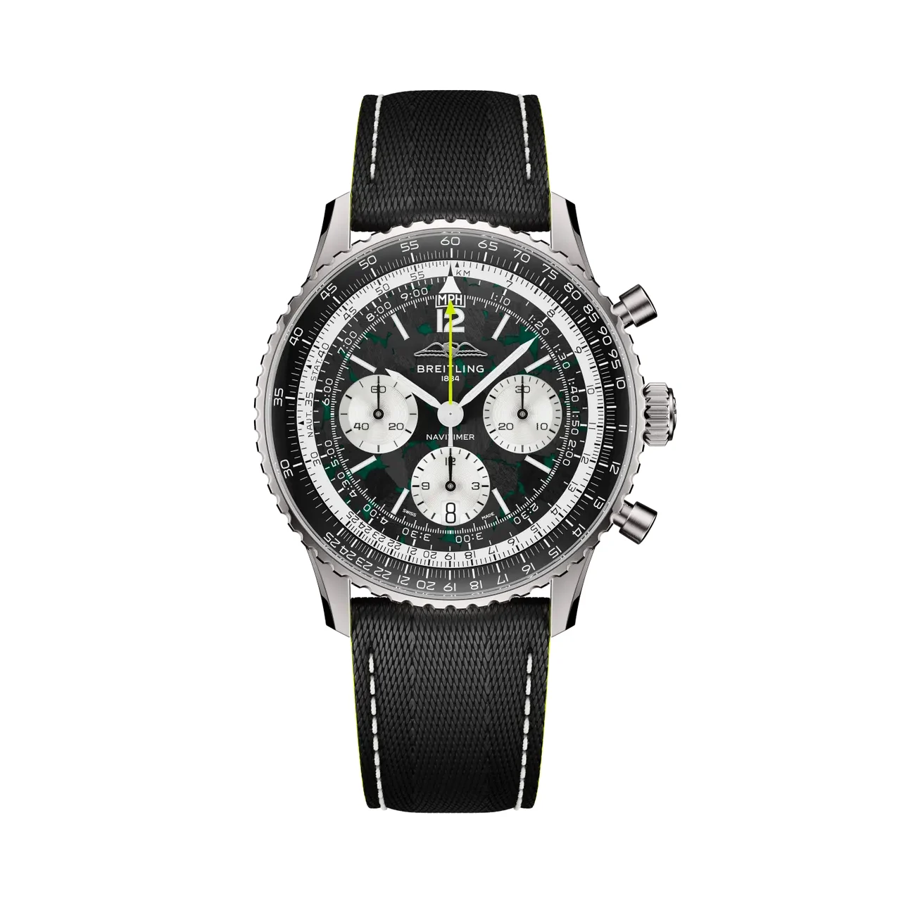 Breitling Navitimer B01 Chronograph 43 Aston Martin Aramco Formula ONE™ team EB01381A1B1X1 43 mm kol saati