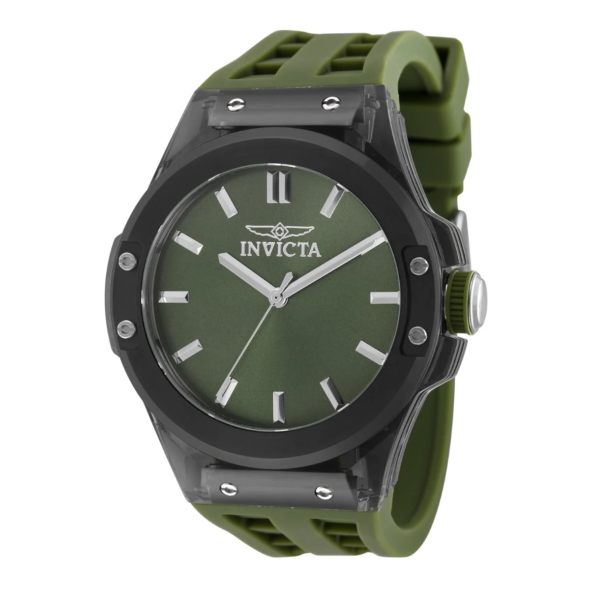 Invicta Sea Base Siphon Watch - 45mm. Green (50011) 45 mm kol saati