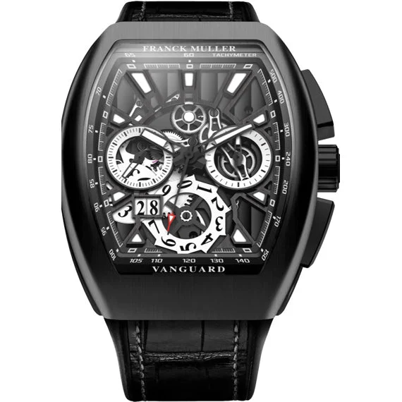 Franck Muller Vanguard Grande Date V 45 CC GD SQT NR BR (NR) kol saati