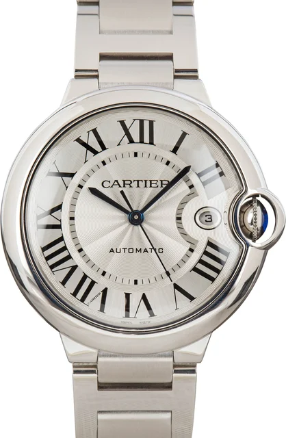 Cartier Ballon Bleu de WSBB0040 Silver Dial kol saati