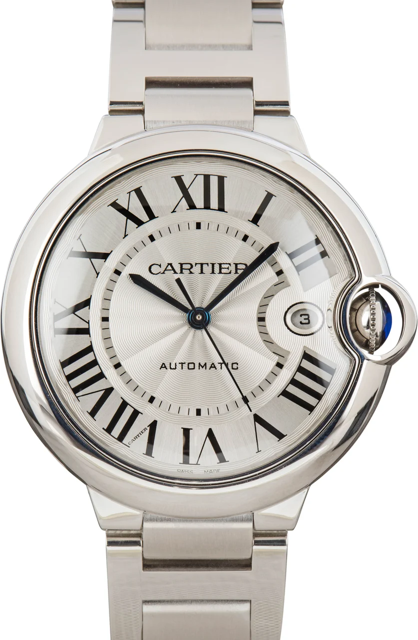 Cartier Ballon Bleu de WSBB0040 Silver Dial 40 mm kol saati