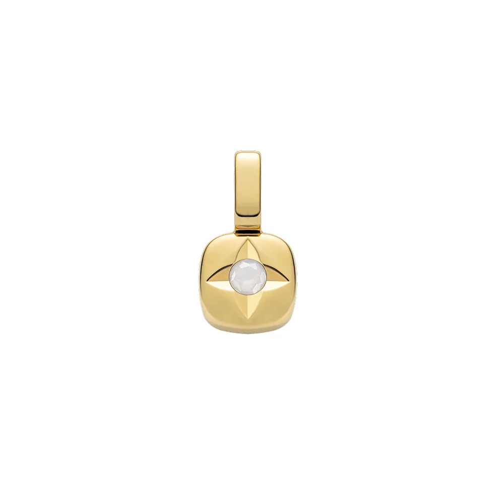 Default Birthstone Charm April Gold PH-JE-2551 kol saati
