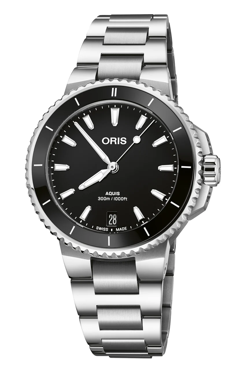 Oris Aquis Date 01 733 7792 4154-07 8 19 05P 36.5 mm kol saati