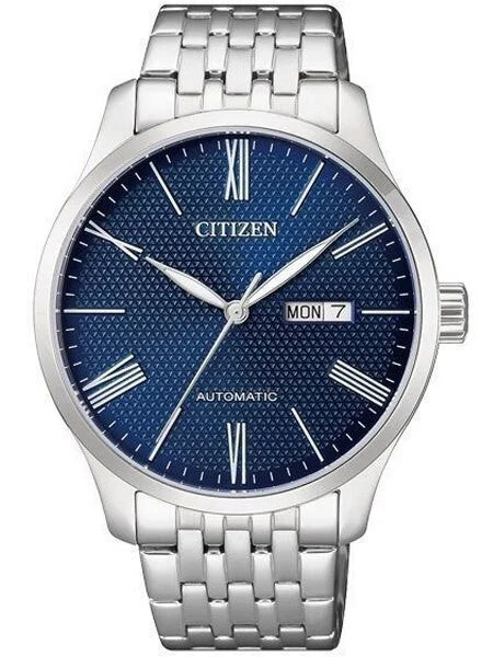 Citizen Scratch and Dent - Automatic Blue Dial Watch with Stainless Steel Bracelet #NH8350