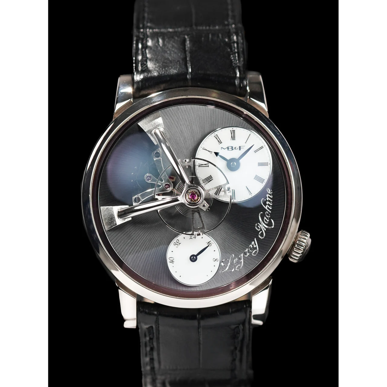 Mb&f White Gold 210000083750 40 mm kol saati