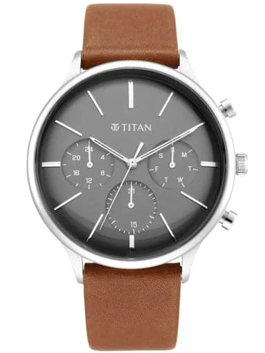 Titan Light Leathers NP90134SL01 42 mm kol saati
