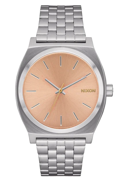 Nixon US Time Teller - Silver / Coral A045-5339-00 kol saati
