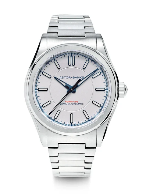 Astor+Banks Fortitude Lite Silver kol saati