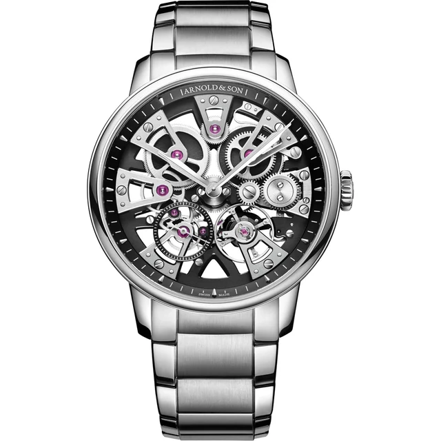 Arnold & Son Chronometry Nebula 40 Steel 1NEGS.B01A.S135D kol saati