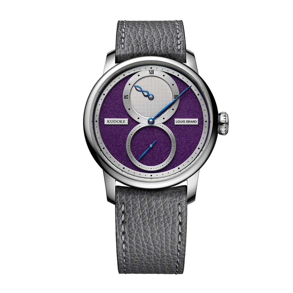 Louis Erard KUDOKE Le Régulateur 42mm - Purple 85237AA46.BVA173 42 mm kol saati
