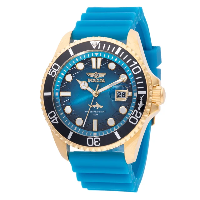 Invicta Pro Diver Shark Watch - 43mm. Blue (47170) kol saati