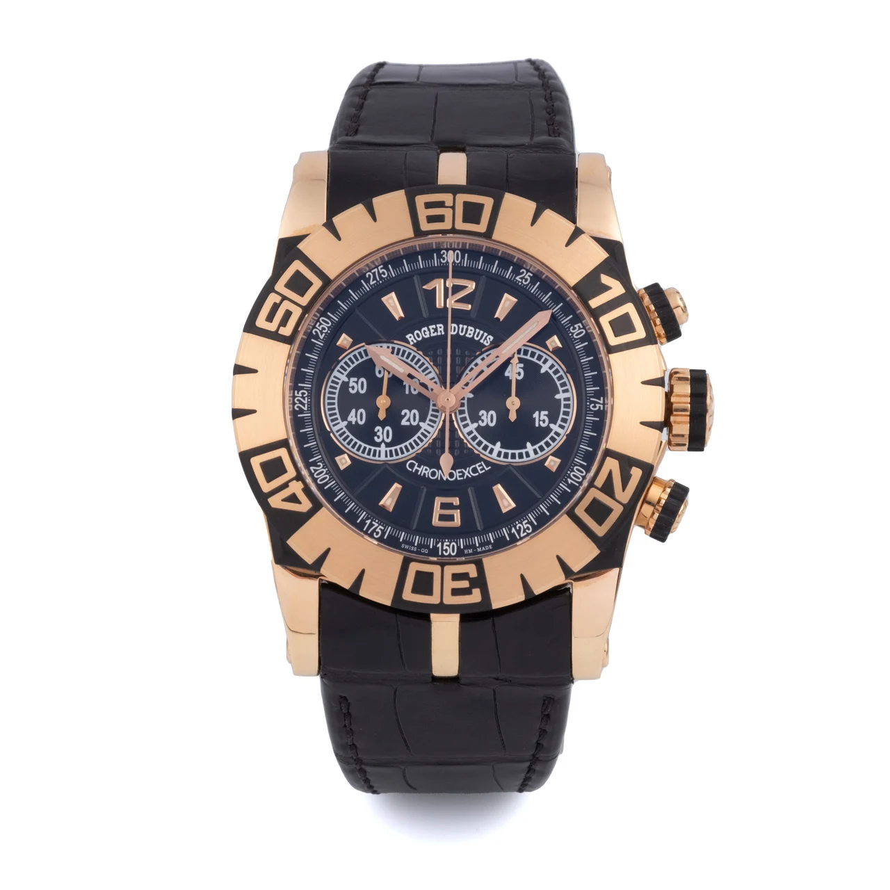 Roger Dubuis ROGER DUBUIS, REF. RDDBSE0169, EASY DIVER CHRONOEXCEL, No. 11/28, PINK GOLD kol saati