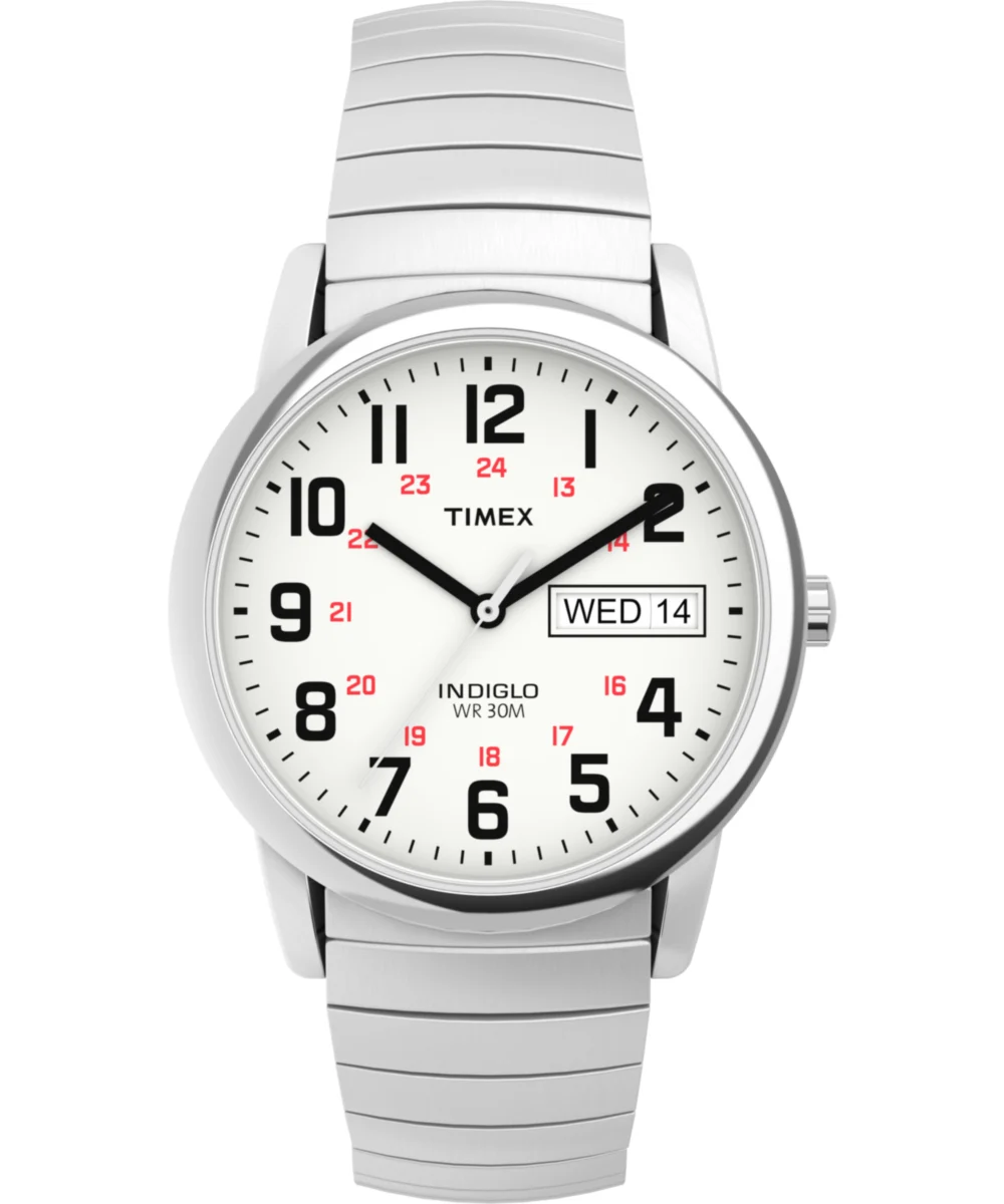 Timex Easy Reader Day Date 35mm Expansion Band Watch T204619J 35 mm kol saati