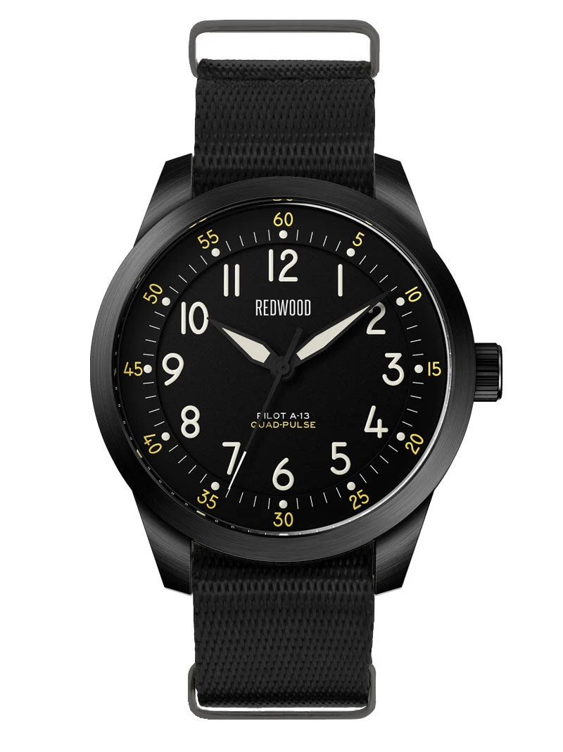 Redwood Pilot A-13 - Stealth (Quad-Pulse) 42 mm kol saati