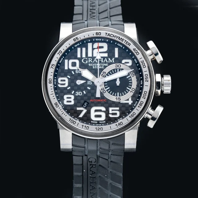 Graham Silverstone Stowe Classic Chronograph Automatic 2BLDC.BLLA 210009N34456 kol saati