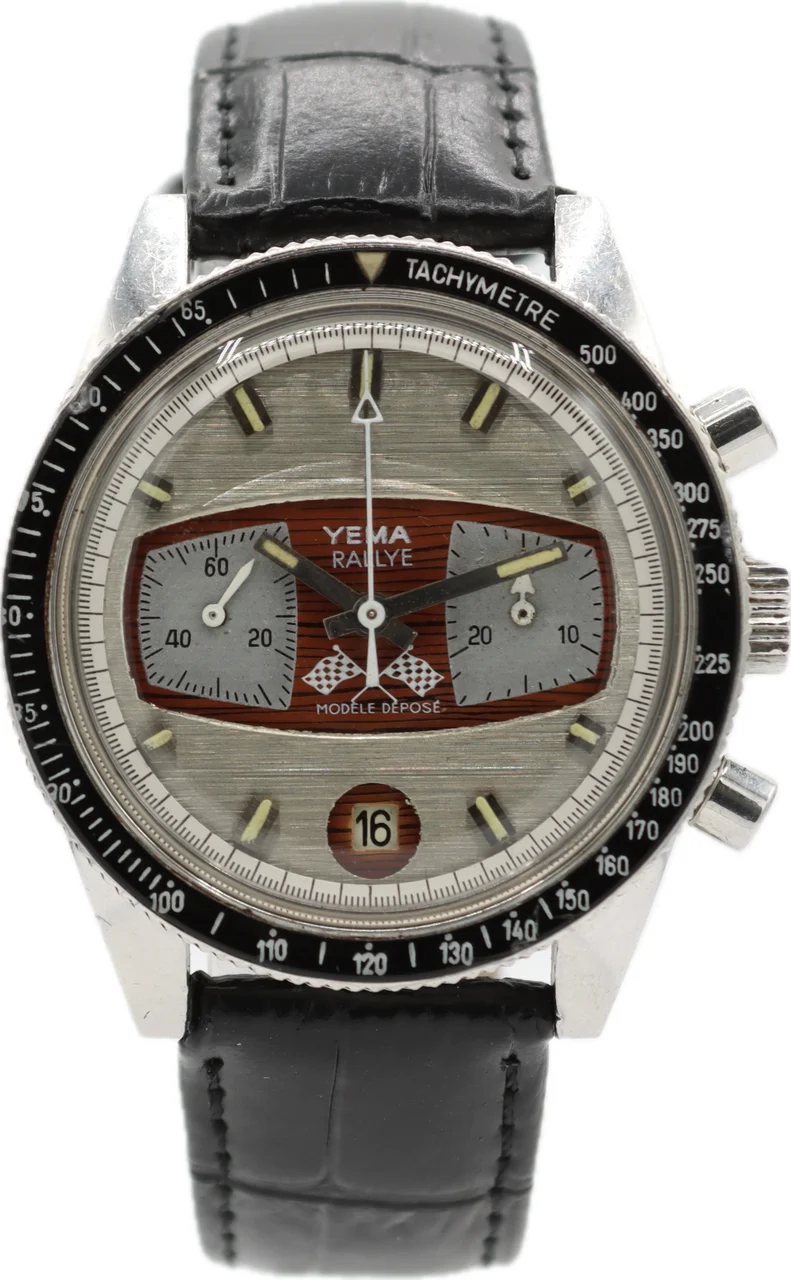 Yema Rallygraf 4994425-Vintage-Yema 39 mm kol saati