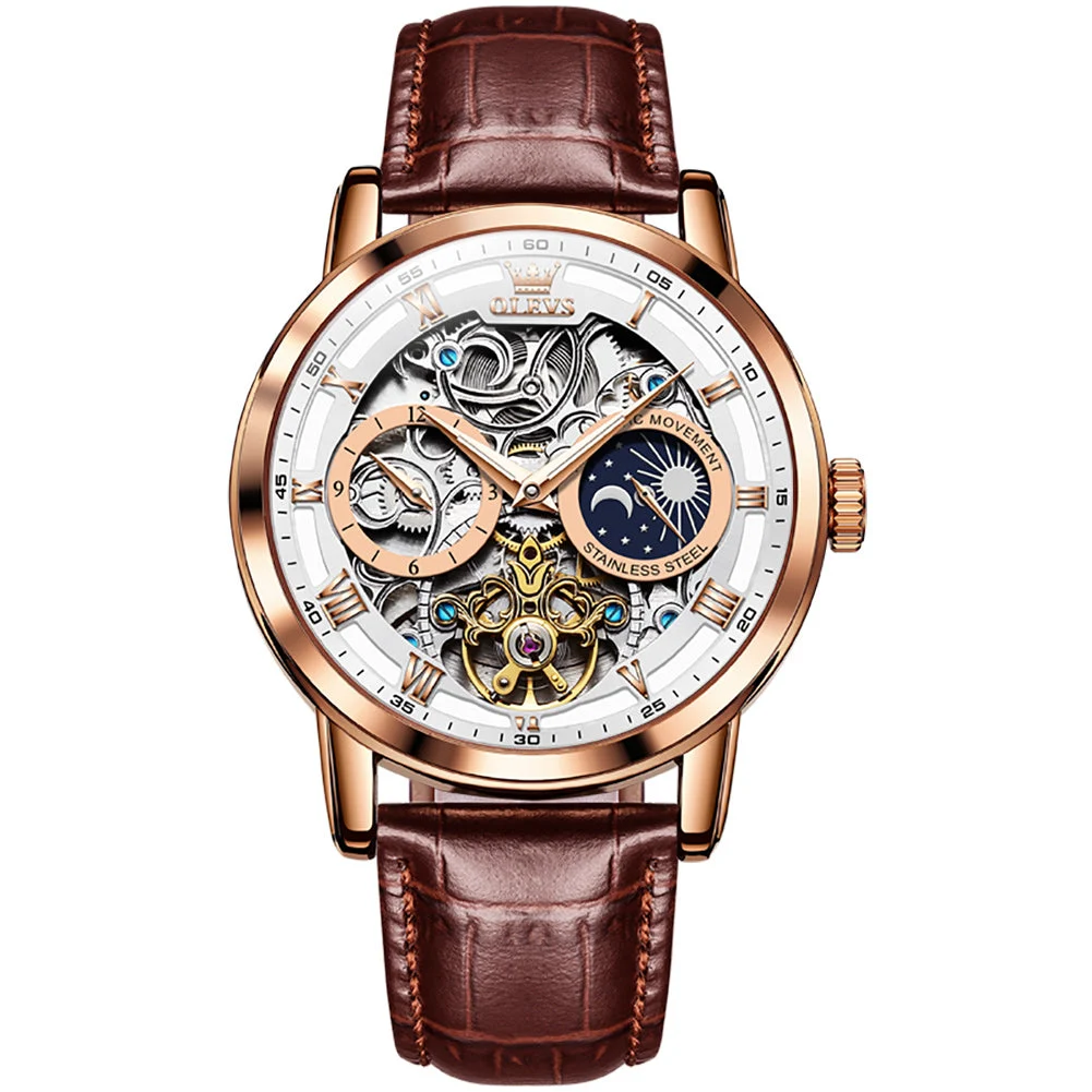 OLEVS OLEVS M-G6670-P-H-BR 44 mm kol saati