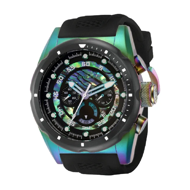 Invicta Speedway Nacrite Watch - 50mm, Black (69835) kol saati
