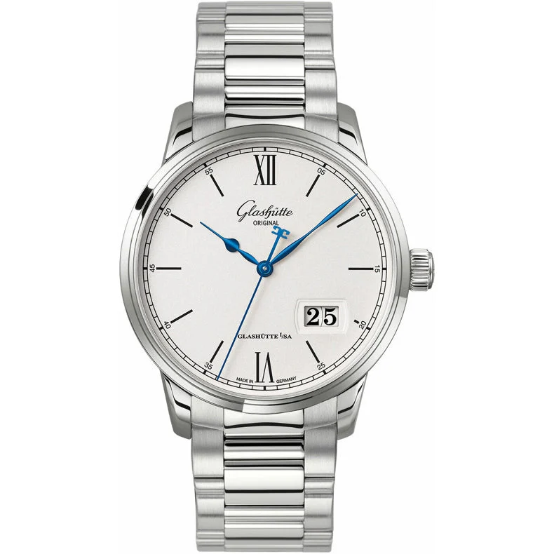 Glashutte Original Glashütte Original Senator Excellence Panorama Date White Dial 1-36-03-01-02-70 kol saati