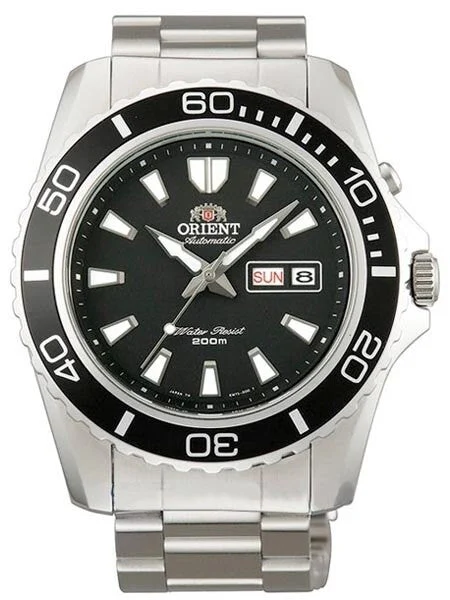 Orient SCRATCH AND DENT - Black Mako II Automatic Dive Watch on a Bracelet #CEM75001B-SND