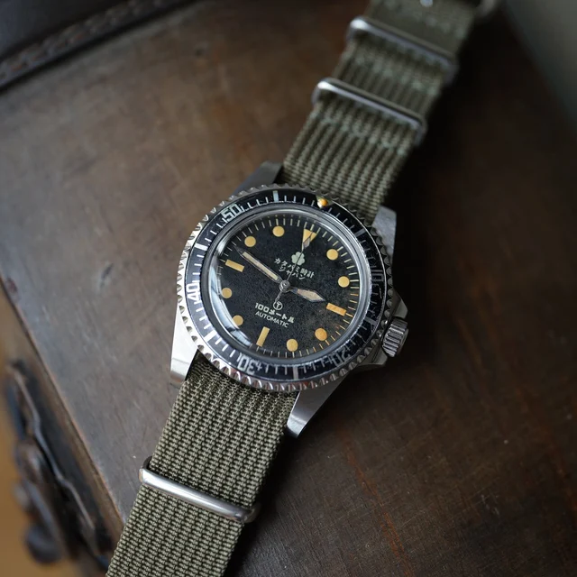KATABAMI WATCH JAPAN 【STOCK】 The diver "MilSub” kol saati