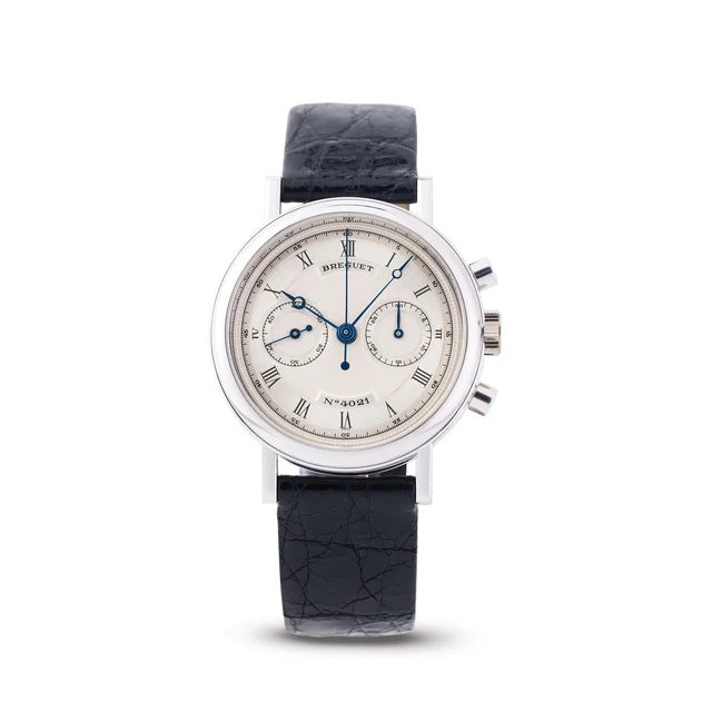Breguet BREGUET, REF. 3237BB/12/286, CHRONOGRAPH, 18K WHITE GOLD kol saati