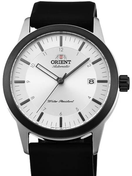 Orient Sentinel Automatic + Hand Wind Watch with Silver-White Dial #AC05003S kol saati
