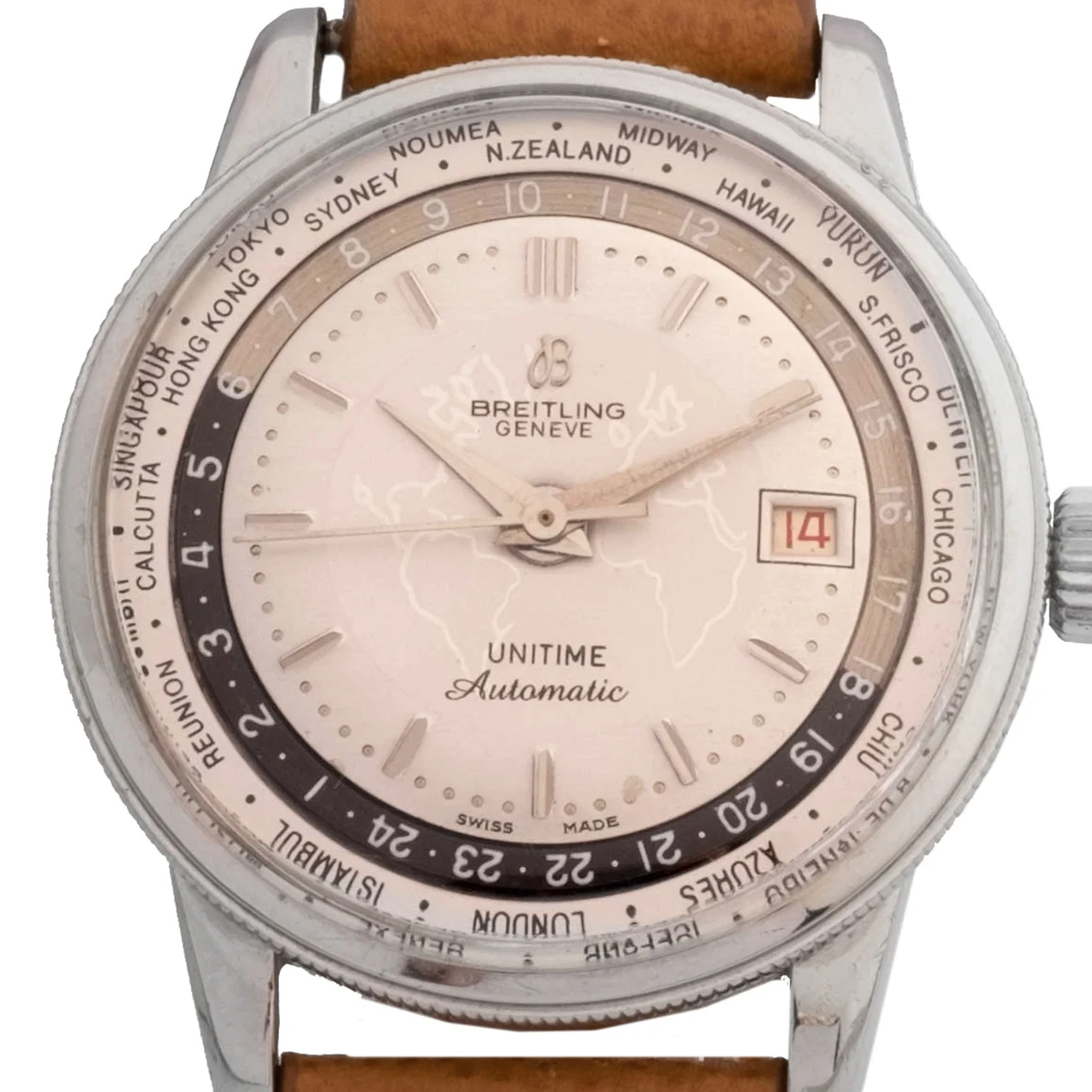 Breitling BREITLING, REF. 1-260, UNITIME, WORLD TIME, STEEL kol saati