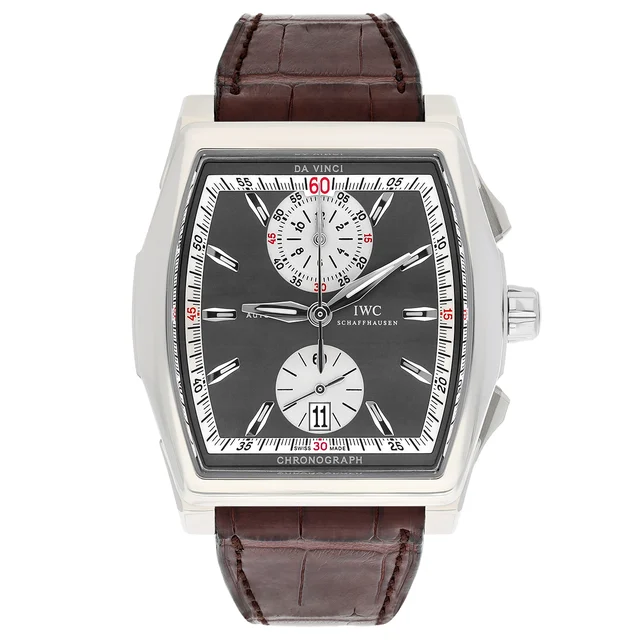IWC Vinci Chronograph IW3764-01 43mm Grey Dial White Gold IWC Da Vinci Chronograph IW3764-