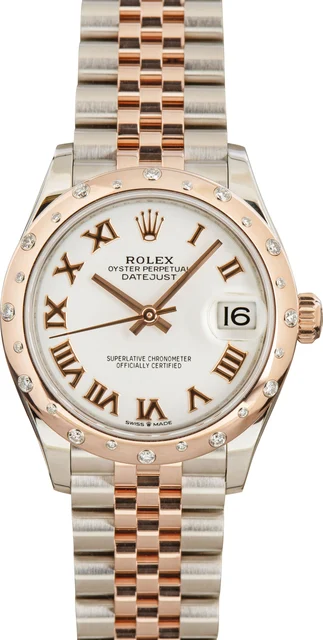 Rolex Datejust 278341 Steel & 18k Everose Gold kol saati