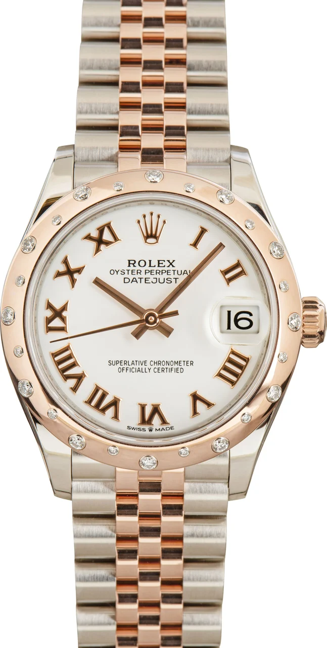 Rolex Datejust 278341 Steel & 18k Everose Gold 31 mm kol saati