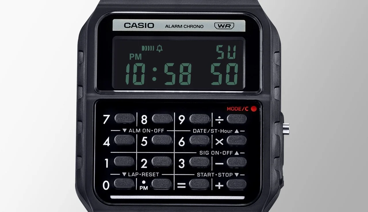 Casio CA-53WB-1BDF 34.4 mm kol saati