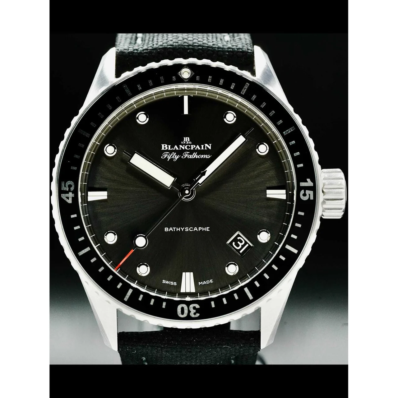 Blancpain Fifty Fathoms Bathscaphe 210000037753 43 mm kol saati