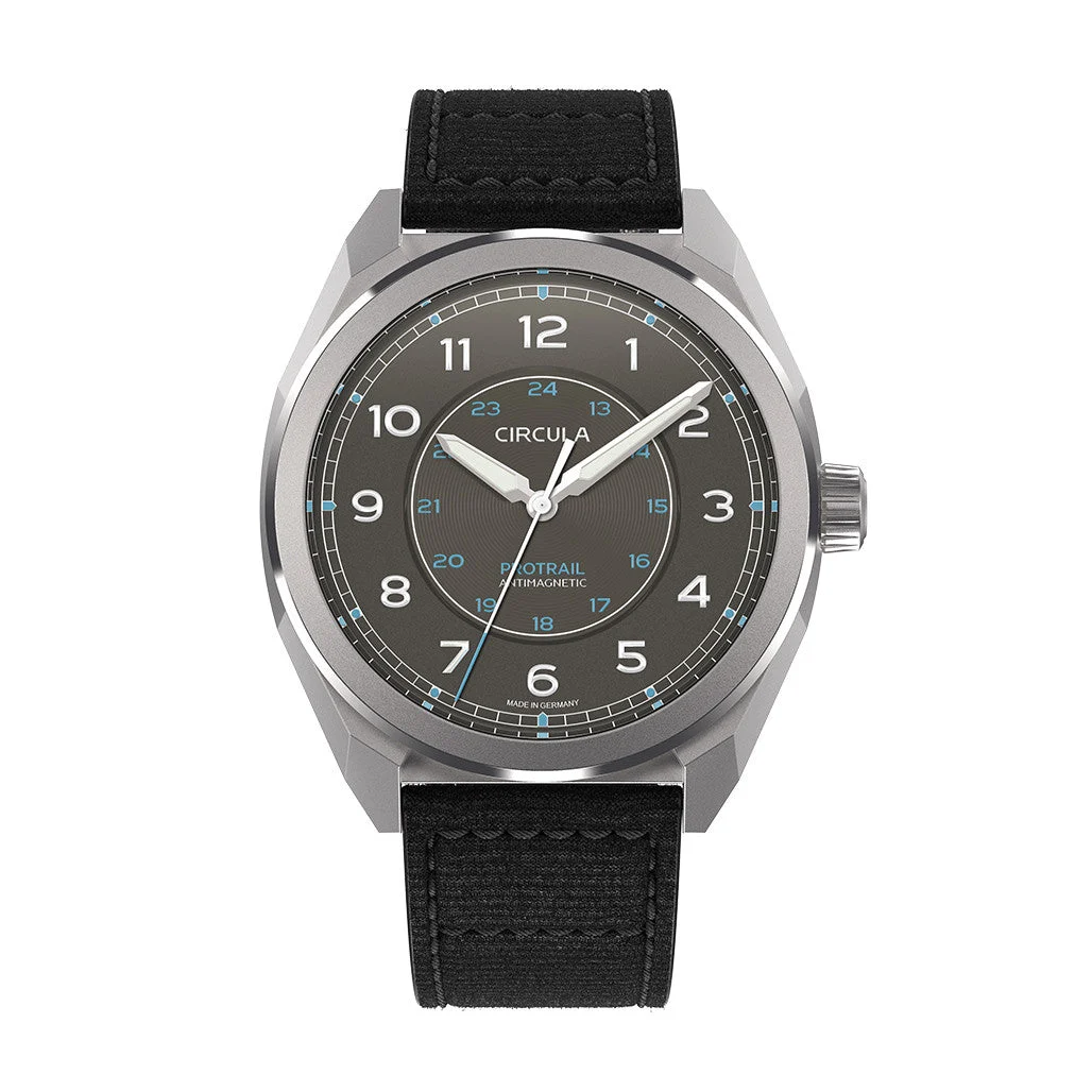 Circula ProTrail Automatic Field Watch with Grey Dial #PE-SS-GS kol saati