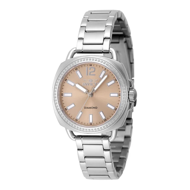 Invicta Elite Diamond 0.25 Carat Diamond Watch - 32mm, Steel (48729) kol saati