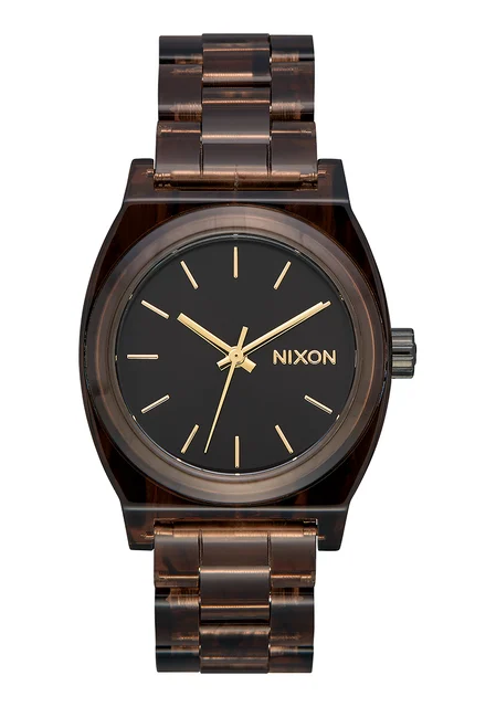 Nixon US Medium Time Teller Acetate - Brown A1214-400-00 kol saati