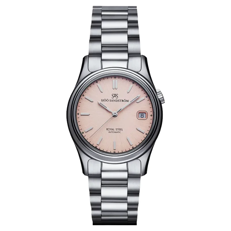 Sjöö Sandström Royal Steel Classic SS-1836-1-Rose 36 mm kol saati