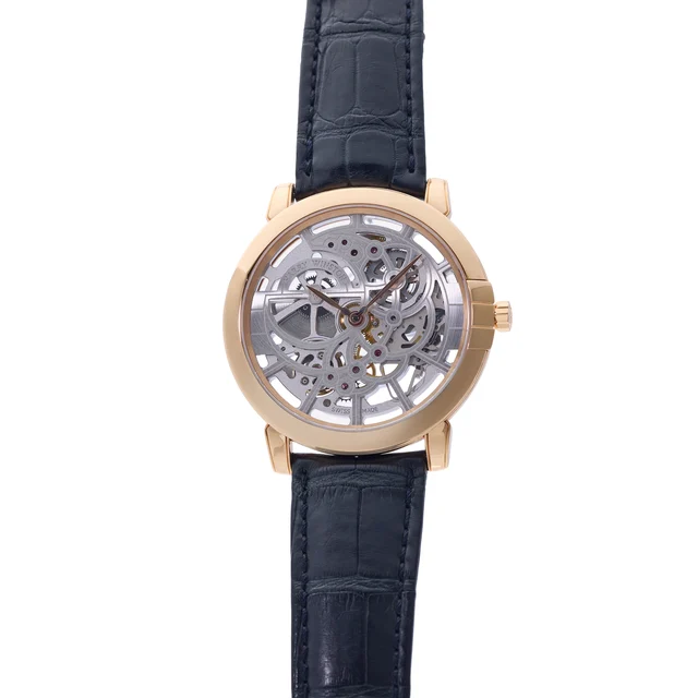 Harry Winston HARRY WINSTON, REF. 450-MAS42R, MIDNIGHT SKELETON, 18K PINK GOLD kol saati