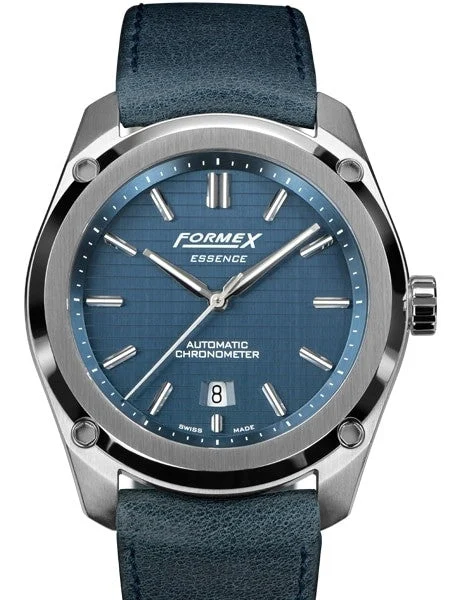 Formex Essence Swiss Automatic Chronometer with Blue Dial #0330.1.6331.744 kol saati