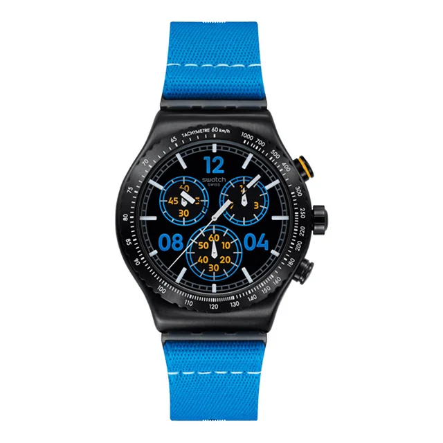 Swatch Irony Moments in Blue YVB100 Quartz Saat kol saati