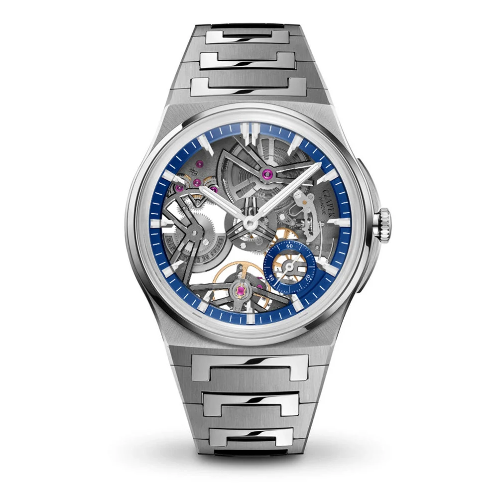 CZAPEK Antarctique S Titanium Révélation Cosmic Blue 1665-P-S 38.5 mm kol saati