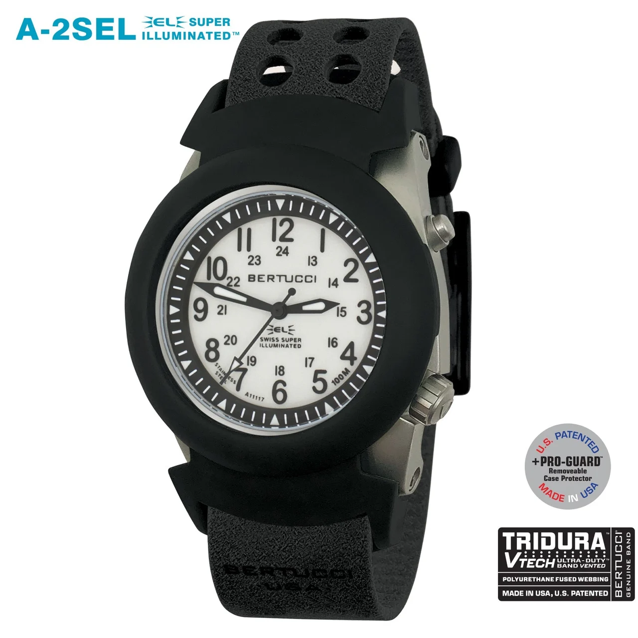 Bertucci Super Illuminated 22036 40 mm kol saati