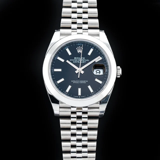 Rolex Datejust 41 Black Dial on Jubilee Bracelet 210009N32946 kol saati