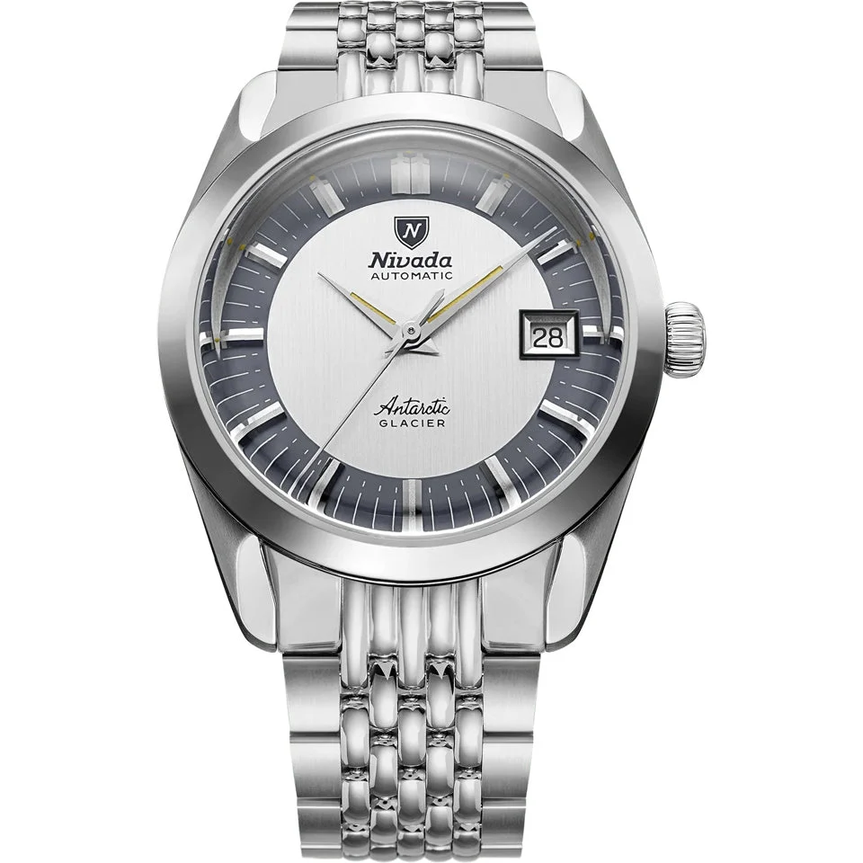 Nivada Grenchen Antarctic Glacier 38mm 32063A04 38 mm kol saati